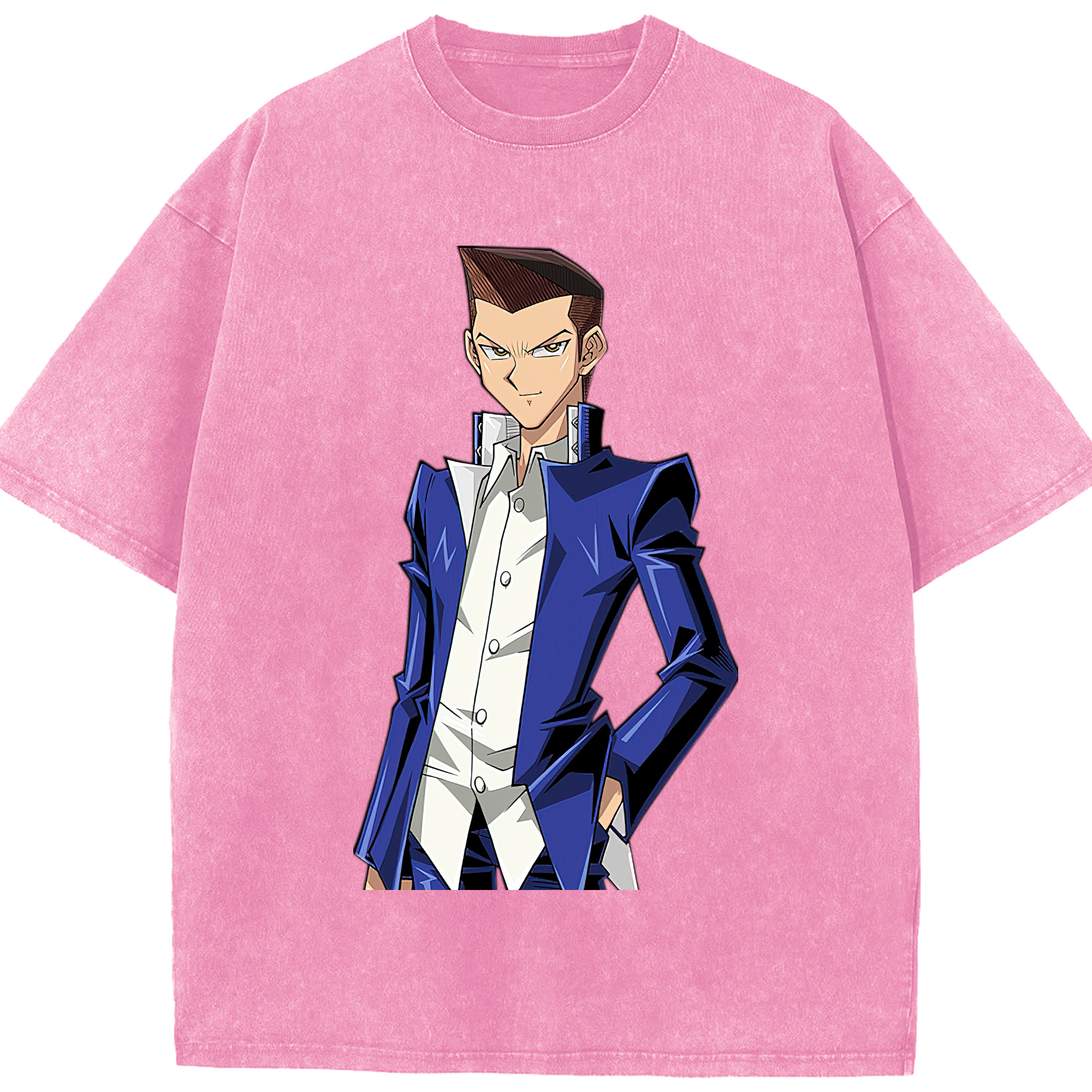 （画像用） 遊☆戯☆王 Yu-Gi-Oh! 綿100% ヴィンテージ風 半袖Tシャツ（フロントプリント）